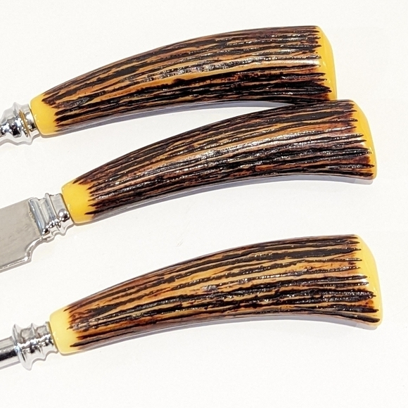 vintage John Palmer 3 piece carving set - Picture 7 of 15